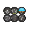 6pcs Aviation-Themed Airplane Cockpit Coasters