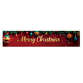 1Pc Christmas Banner,Merry Christmas Yard Sign Banner With Christmas Ball