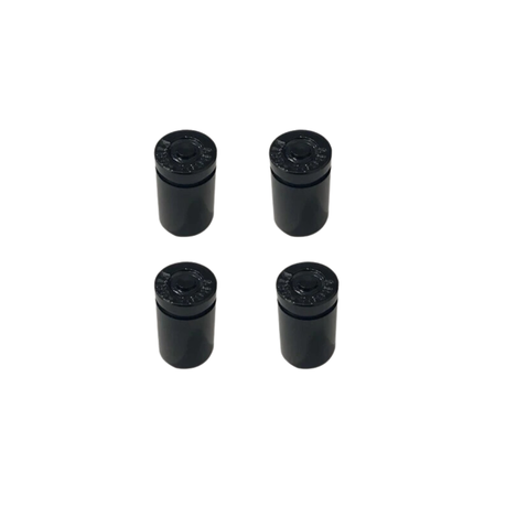 4 Pieces Metal Car Tire Valve Cap Bullet Design
