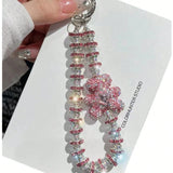 Piece Full Rhinestone Crystal Bear Charm Bracelet