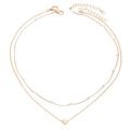 CABS - Pearl and heart pendant chain