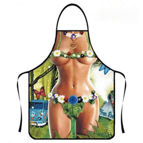 Apron - Sexy Flower Bikini