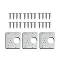 Hinge Repair Plate For Cabinet, Furniture Drawer, or Window (3 Pieces)