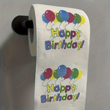 1 Piece Happy Birthday Printed Toilet Paper
