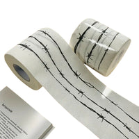 1 Roll Rolls Uniquely Designed Creative Printed Mesh Pattern Toilet Paper