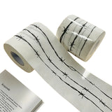 1 Roll Rolls Uniquely Designed Creative Printed Mesh Pattern Toilet Paper