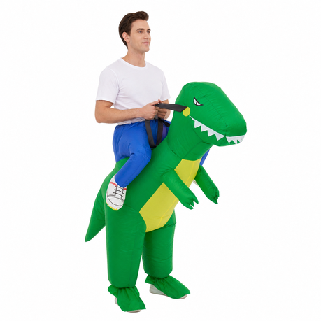 Inflatable Dinosaur Rider Me Costume
