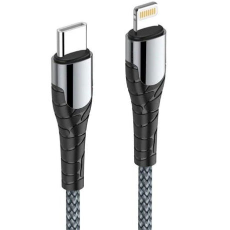 Integral fullcover design, resistant to bending, LDNIO type c to Lightning