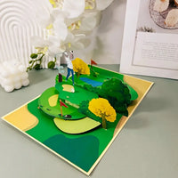 1 piece Golf-Themed Pop-Up Card