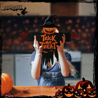 Halloween Trick Or Treat Sign - Front Door Decor