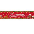 1Pc Merry Christmas Banner, Hanging Banner With Santa Claus