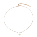 Faux Pearl Charm Necklace