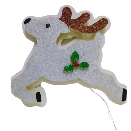 Reindeer With Flashing Lights