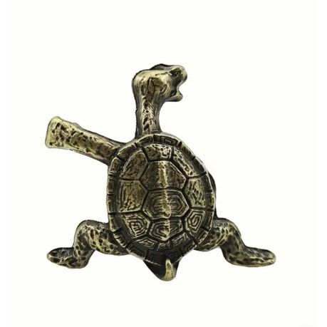 Turtle Brass Incense Holder
