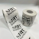 Funny Printed Toilet Paper - "DUMP Happens"