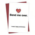 Humorous anniversary card