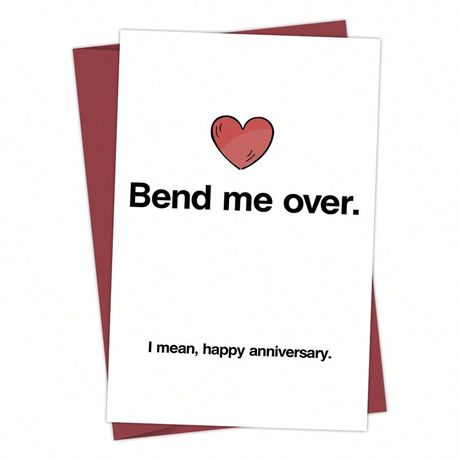 Humorous anniversary card