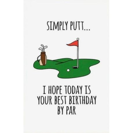 Hole-in-One Birthday Card