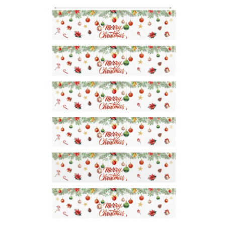 10pcs Christmas Decorations Bottle Labels Sticker