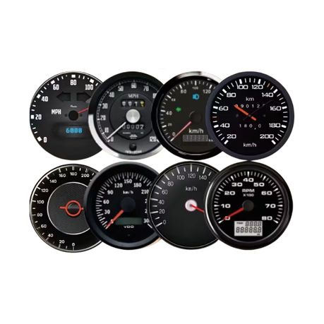 8pcs Dashboard-Themed Heat-Resistant Coasters