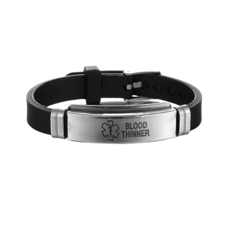 Identification Bracelet- Medical Alert - Blood Thinners