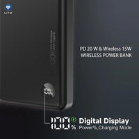 Lito LP08 5000mah Portable Slim Magnetic Wireless Magsafe Power Bank