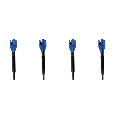 Engine Oil Funnel - Flexible and attaches to nozzle X 4