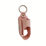 1pc Unisex Casual Faux Leather Keychain Pouches for Asthma Inhaler