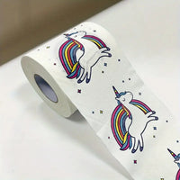 Rolls of Rainbow Creative Pony Cartoon Printed Paper