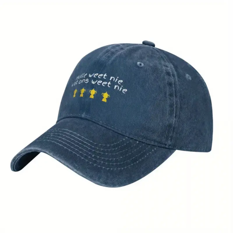 Hulle Weet Nie - South African Rugby Champions Quote Baseball Cap