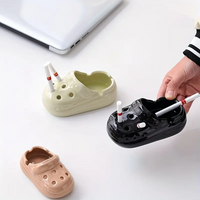 10pcs Elegant Shoe-like Ceramic Ashtrays