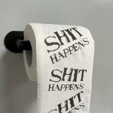 Funny Printed Toilet Paper - "DUMP Happens"