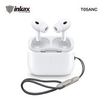 Inkax T05 ANC True Wireless Earbuds with Active Noise Cancellation - White