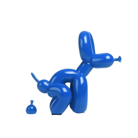 Balloon Dog Poo Sculpture