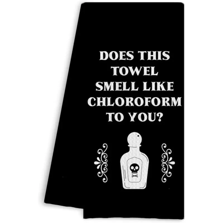 1 Piece Soft Humorous Gothic Kitchen Towel