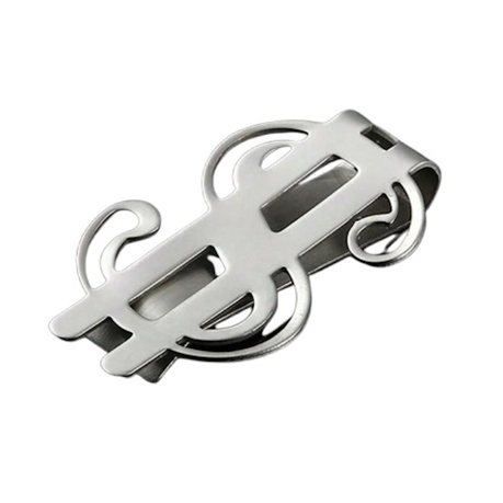 Stainless Steel Dollar Money Clip