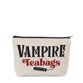 Funny Tampon and Pad toiletry Bag - Vampire Teabags