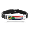 South African Flag Silicone Bracelet