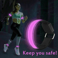 LED Light Adjustable Sports Armband