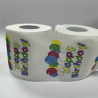 1 Piece Happy Birthday Printed Toilet Paper