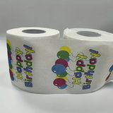 1 Piece Happy Birthday Printed Toilet Paper