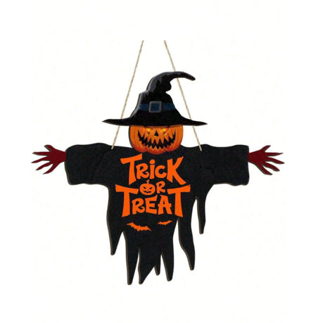 Halloween Trick Or Treat Sign - Front Door Decor