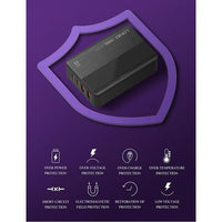 Fast Charging Hub Adapter 65Watt with 2 USB+2 Type C Port-(A4808Q)-LDNIO