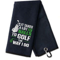 Golf Towel -TO Golf The Way I Do -Logo