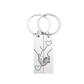 Holding Hands Keychain- 2pcs