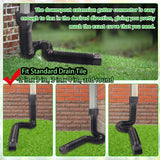 Gutter Downspout Extension-Rain Gutter Drain ExtenderOutdoor Drain Extender