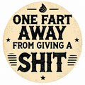 Rustic Humorous Vintage Metal Sign Design