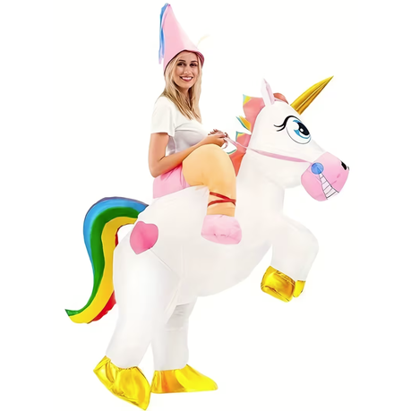 Inflatable Unicorn Rider Costume for kids