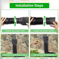 Gutter Downspout Extension-Rain Gutter Drain ExtenderOutdoor Drain Extender