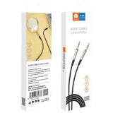WUW - X175 - Audio Cable - Black with Gold